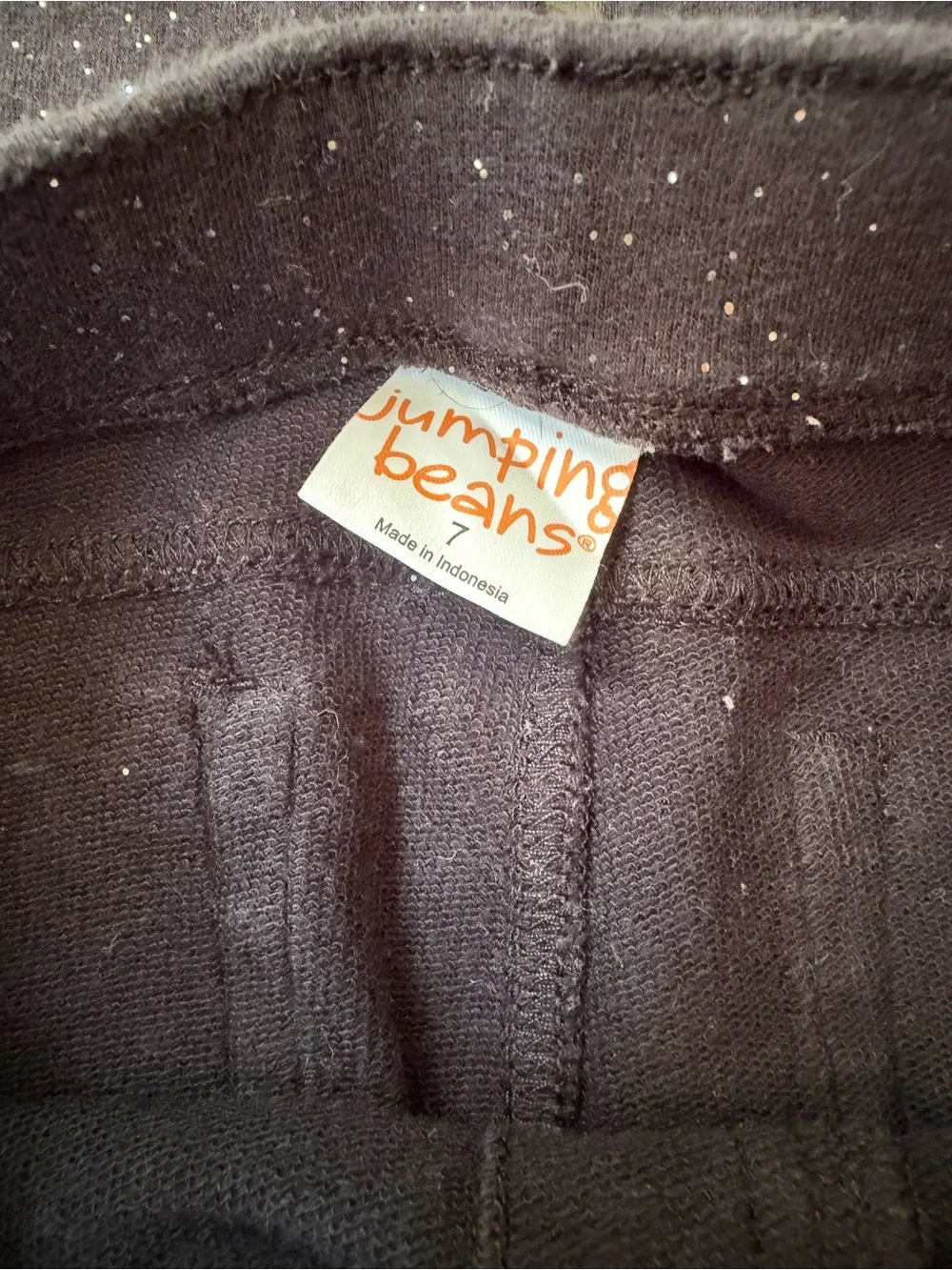 Jumping Beans - Girl’s Black Sparkly Leggings